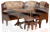Кухонный уголок с раздвижным столом Трапеза Комфорт