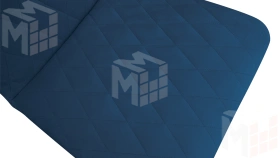 Стул Стенли К1С Белый матовый, Велюр Confetti Blue