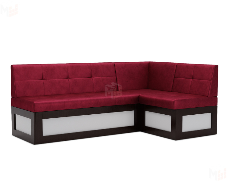 Нотис Правый угол (Бархат красный STAR VELVET 3 DARK RED) 187х82х112 см