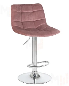 Стул барный DOBRIN TAILOR (пудрово-розовый велюр (MJ9-32))