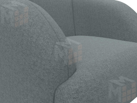 Кресло Лига-041 ( Амур 07 серый )