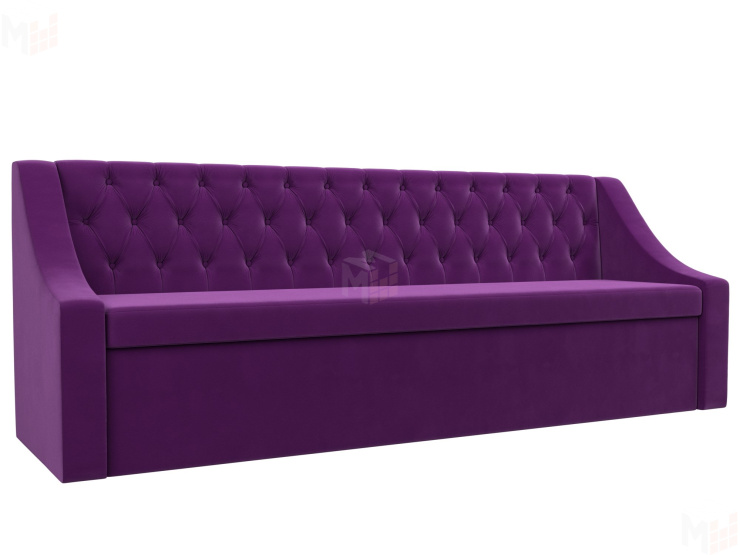 Кухонный прямой диван Мерлин (Фиолетовый)