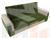 Прямой диван Эллиот (Зеленый\Бежевый)