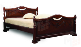 Кровать Людмила 16 Орех светлый 900х2000