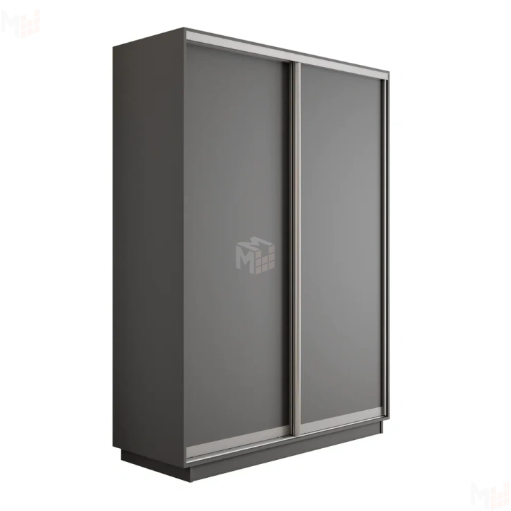 Шкаф-купе Оптим 2-х дверный 120 см. 1 штанга, 7 полок, 2 ящика