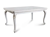 Стол Натали прямоугольный белый глянец
