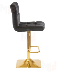 Стул барный DOBRIN GOLDIE (черный велюр (MJ9-101))