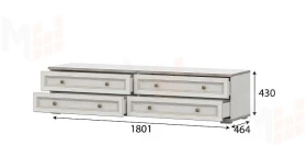 Тумба ТВ Александрия ТБ-102 Серия 3
