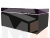Кухонный угловой диван Классик левый угол (Фиолетовый\Бежевый)