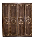 Шкаф Патрисия 4-дверный (2+2) без зеркал караваджо глянец