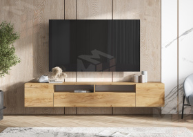 Тумба ТВ Сити (дуб крафт золотой)