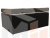 Кухонный угловой диван Классик правый 
угол (Коричневый\Серый)