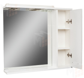 Шкаф-зеркало Cube 65 Эл. левый/правый Домино