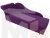 Кушетка Камерон левая (Фиолетовый)