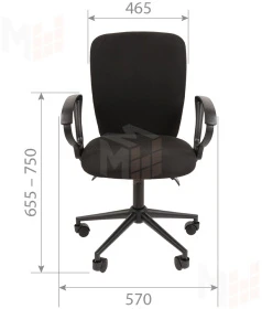 Кресло для оператора CHAIRMAN 9801 BLACK