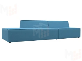 Диван прямой модульный Монс Модерн левый ( Амур голубой )