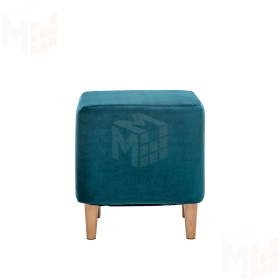 Пуф Leset Соул квадратный со съемным чехлом (Изумрудный)