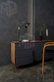 Комод Копенгаген (дуб самдал/серый графит)