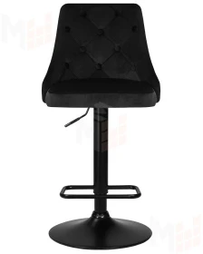 Стул барный DOBRIN JOSEPH BLACK (черный велюр (MJ9-101))