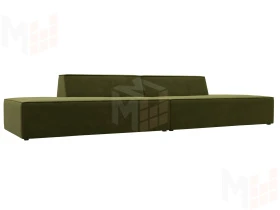 Диван прямой модульный Монс лофт ( Зеленый )