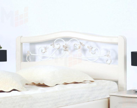 Тахта Людмила 3 Белый полупрозрачный лак 1200