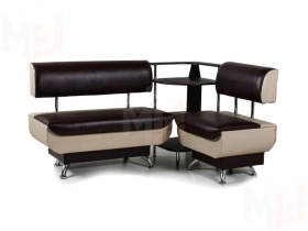 Кухонный диван Валенсия 221-101 Стандартный комплект 1100х1500 с полками 