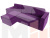 Угловой диван Принстон левый угол (Фиолетовый)