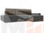 Угловой диван Чикаго правый угол (Серый\Коричневый)