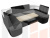 П-образный диван Тефида (Серый\Черный)