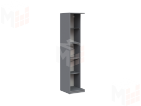 2.06.07.190.4 МАКС стеллаж угловой 50х58х233 серый