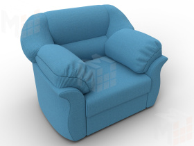 Кресло Карнелла ( Амур 10 голубой )