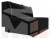 Диван прямой Лагуна (Черный\Фиолетовый)