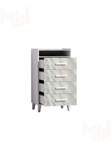 Комод  Айрис 45 Белый/Статуарио