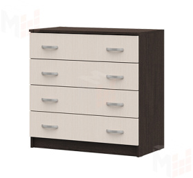 Комод 4 ящика Басса КМ 554 М венге - дуб белфорт