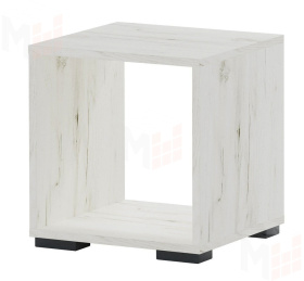 Стеллаж  ГРЕТТА Куб 1 Дуб Крафт белый