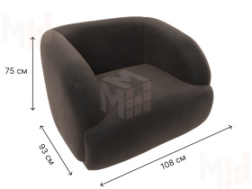 Кресло Лига-041 ( Коричневый )