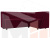 Кухонный угловой диван Лофт правый угол (Бордовый\Черный)