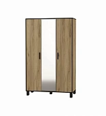 Шкаф 3-х створчатый Лофт 3 Дуб Крафт Золотой