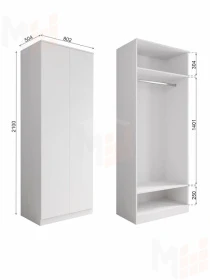 Шкаф Мори МШ800.1 белый