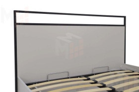 Кровать Николь 7.16 с основанием Кашемир/черный