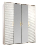 Шкаф Lara 4-дверный белый глянец Шкаф Lara 4-дверный белый глянец