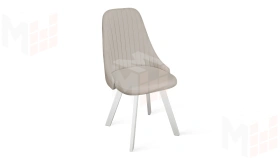 Стул Франк (паук) исп. 2 - ДП2-30 Белый матовый/Catania Ivory (бежевый)