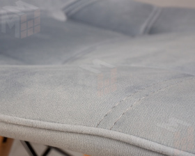 Стул обеденный DOBRIN BENNET (ножки светлый бук, пудрово-голубой велюр (HLR-15))