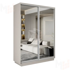 Шкаф-купе Экспресс  2-х дверный (Зеркало) 1400