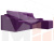 Угловой диван Элида правый угол (Фиолетовый)