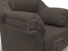 Кресло Карнелла ( Амур 05 коричневый )