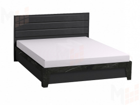 Кровать Айрис 307 Люкс (1600) Антрацит/Креатель