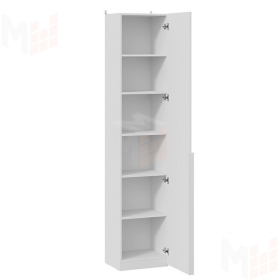 Шкаф для белья с глухой дверью Порто - СМ-393.07.211 Белый