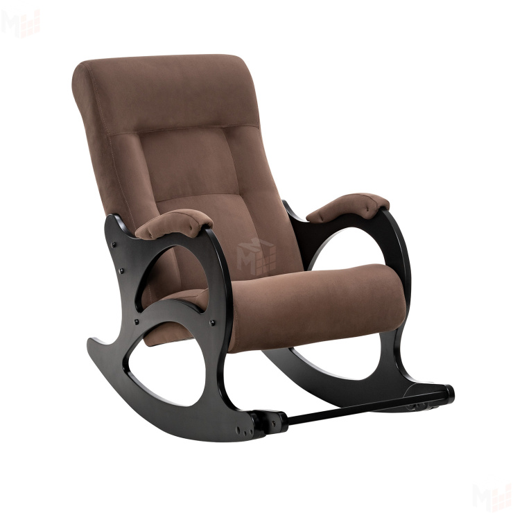 Кресло-качалка Модель 44 (Венге/V23 молочный шоколад)