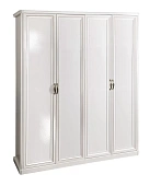 Шкаф Натали 4-дверный (2+2) без зеркал белый глянец